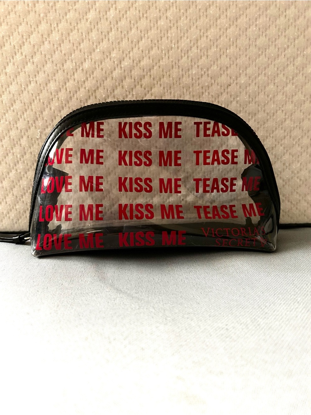 Victoria's Secret Kiss Me Clear Toiletry Pouch